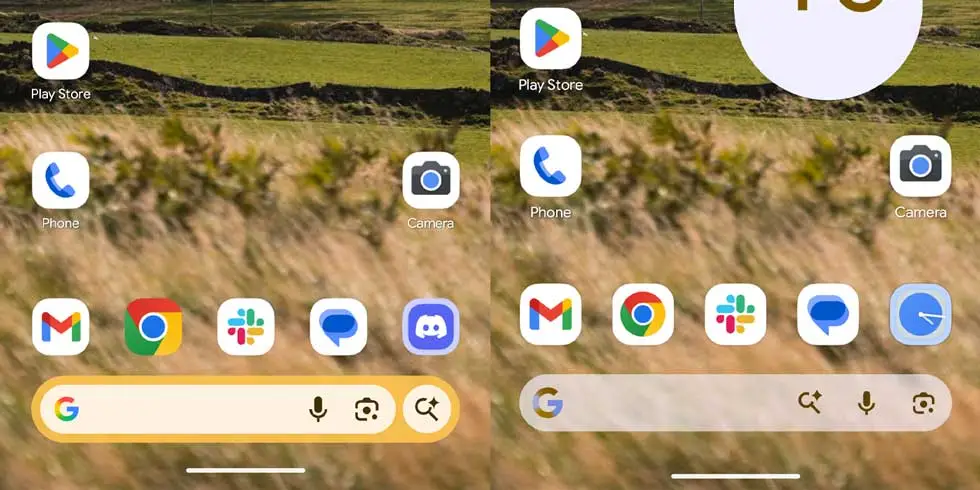 Android 17 Beta 1 Unveils New Pixel Launcher Search Bar Features and Third-Party Options 3 Pixel Launcher Search Android 17 Beta 1 old v new