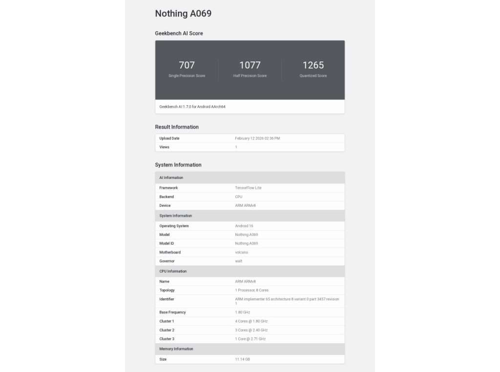 Nothing Phone (4a) Geekbench Leak Reveals Snapdragon 7s Gen 4 Chipset 1 nothingbm